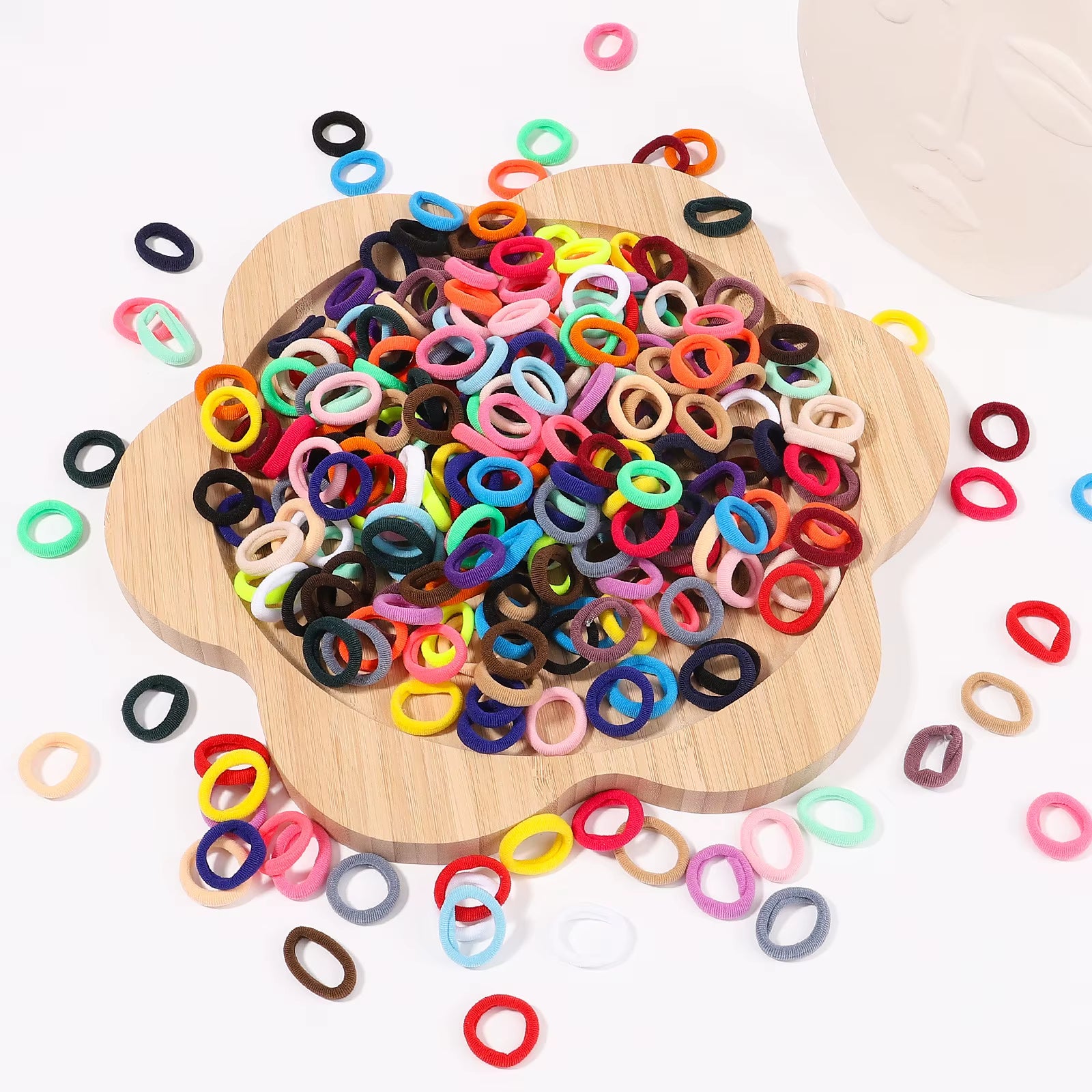 20/50Pcs Kids Elastic Hair Bands Girls Sweets Scrunchie Rubber Band for Children Hair Ties Clips Headband Baby Hair Accessories