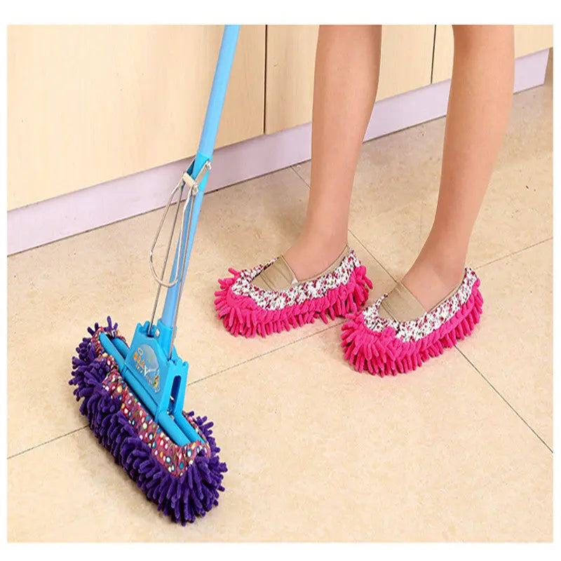 Multifunctional Floor Dust Removal Slippers