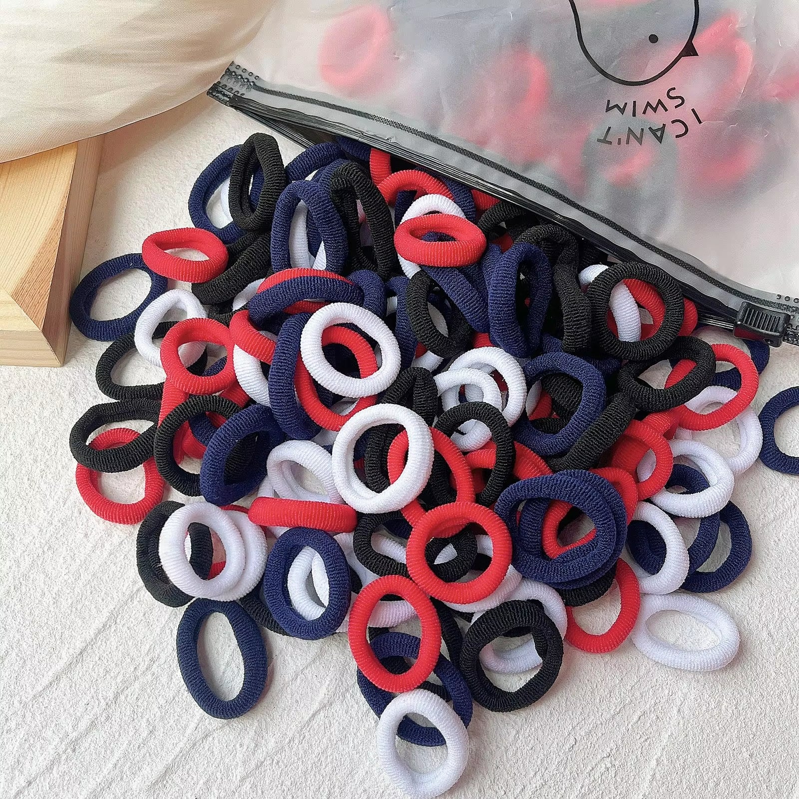 20/50Pcs Kids Elastic Hair Bands Girls Sweets Scrunchie Rubber Band for Children Hair Ties Clips Headband Baby Hair Accessories