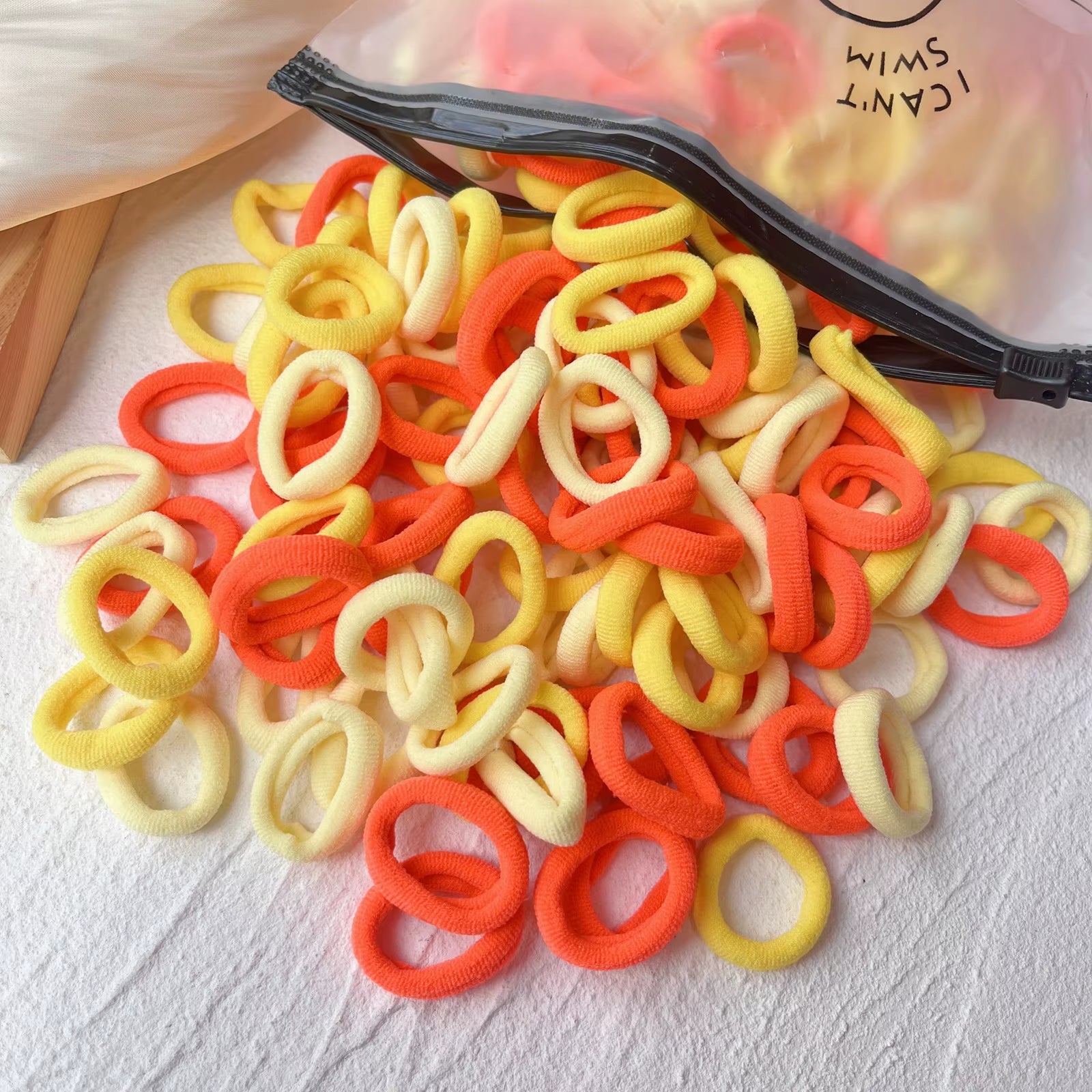 20/50Pcs Kids Elastic Hair Bands Girls Sweets Scrunchie Rubber Band for Children Hair Ties Clips Headband Baby Hair Accessories